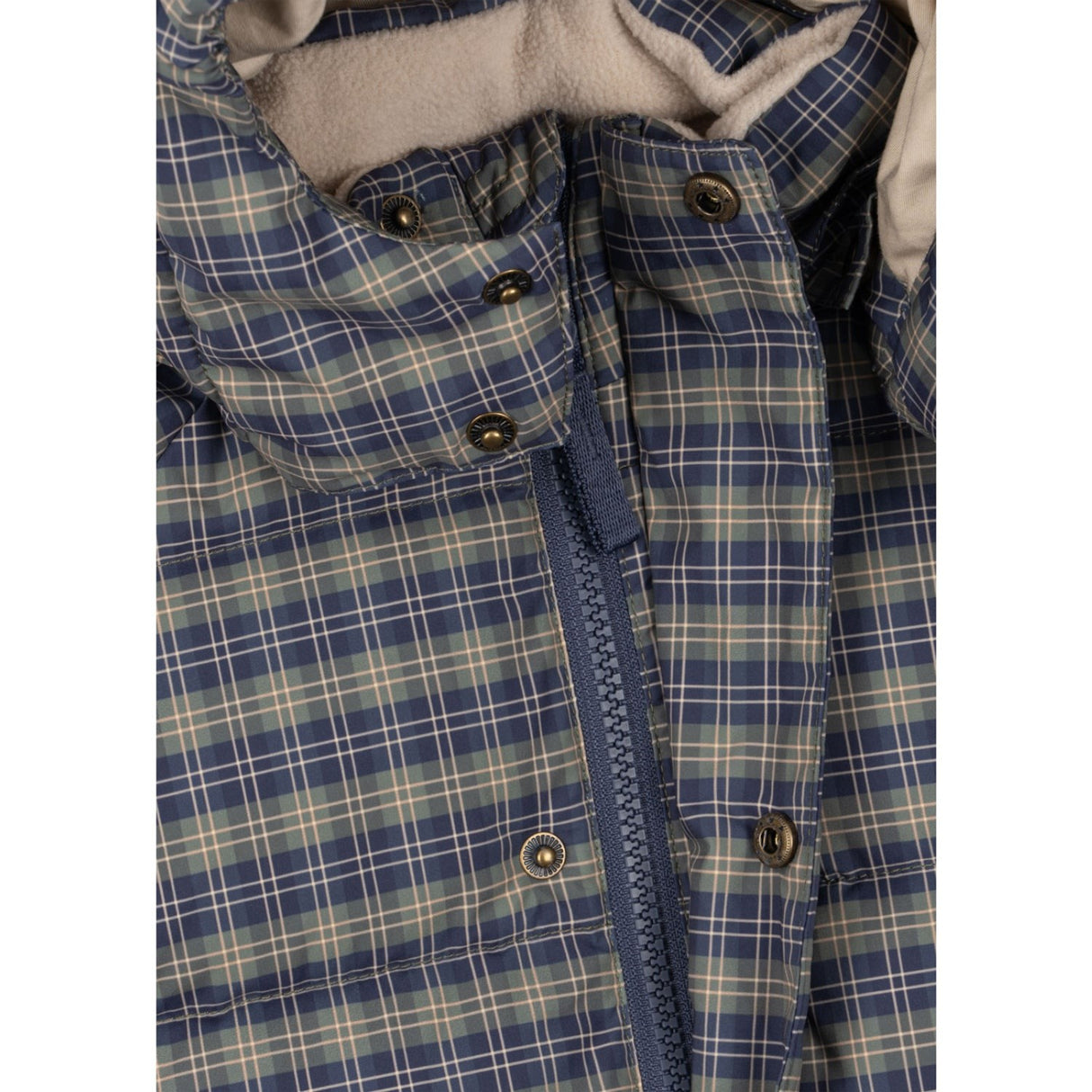 Konges Sløjd Laurel Blue Check Nuka Deux Jacka Grs