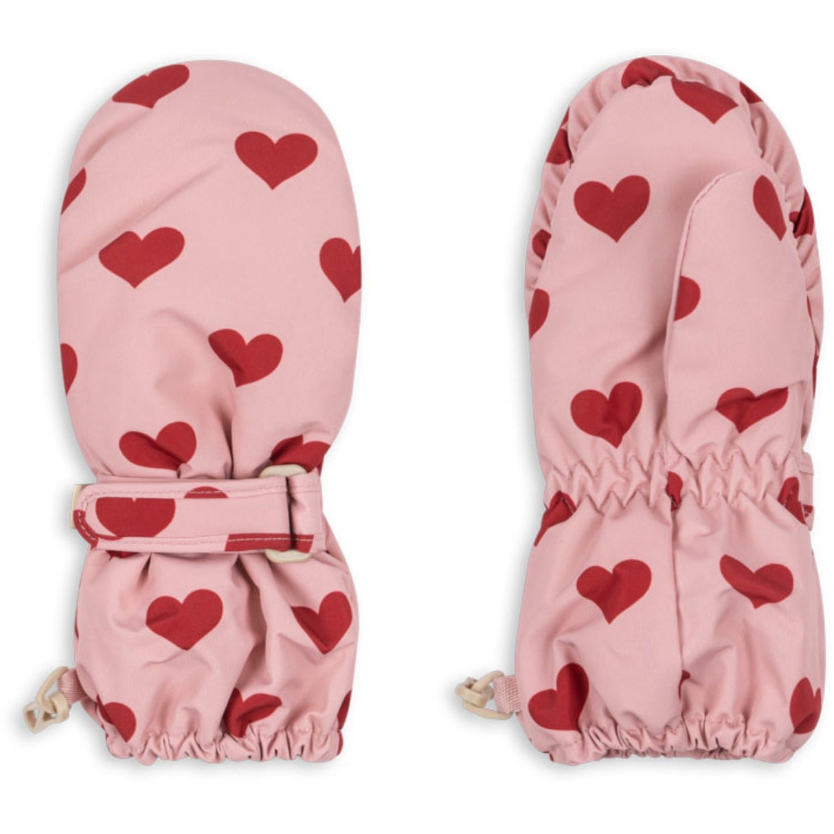 Konges Sløjd Amour Pink Nohr Snow Vantar Print