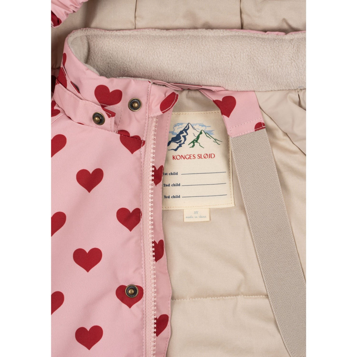 Konges Sløjd Amour Pink Mismou Frill Jacka