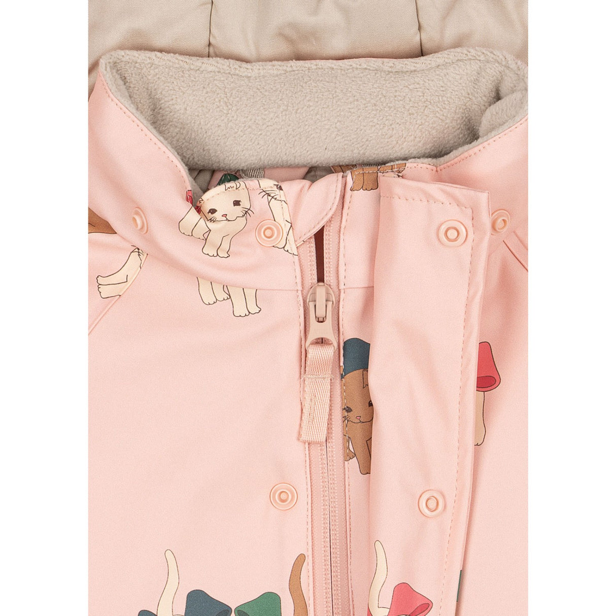 Konges Sløjd Bow Kitty Pink Rain Snowsuit