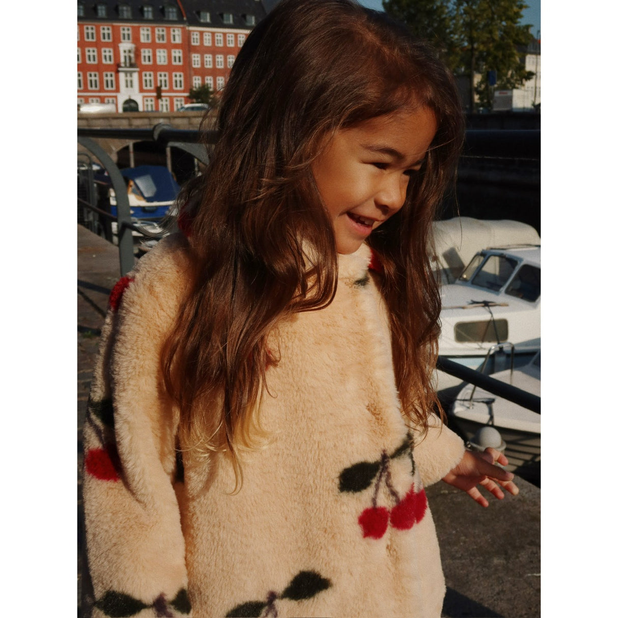 Konges Sløjd Ma Grande Cerise Fuzzie Täcka Grs