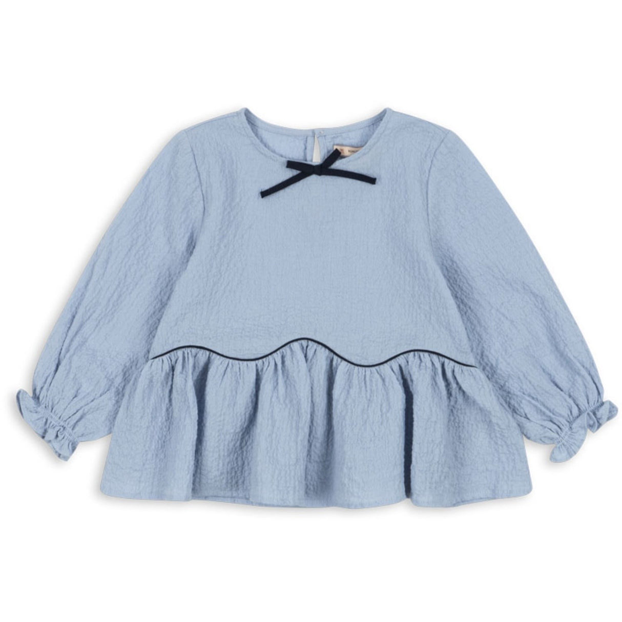 Konges Sløjd Blue Fog Ava Blus GOTS