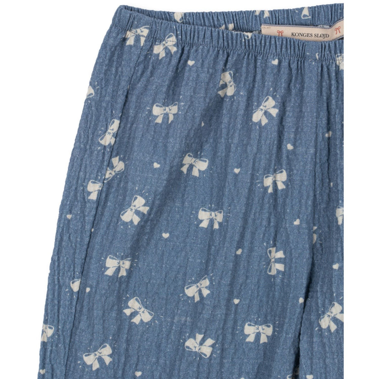 Konges Sløjd Boucle Blue Vida Byxor GOTS