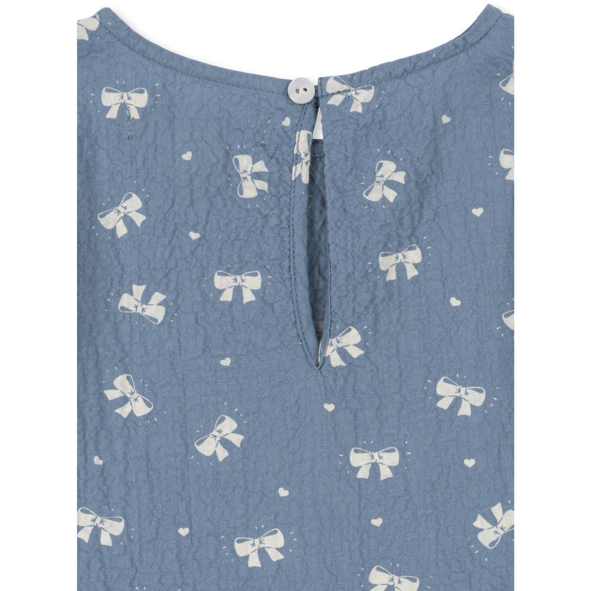 Konges Sløjd Boucle Blue Vida Klänning GOTS