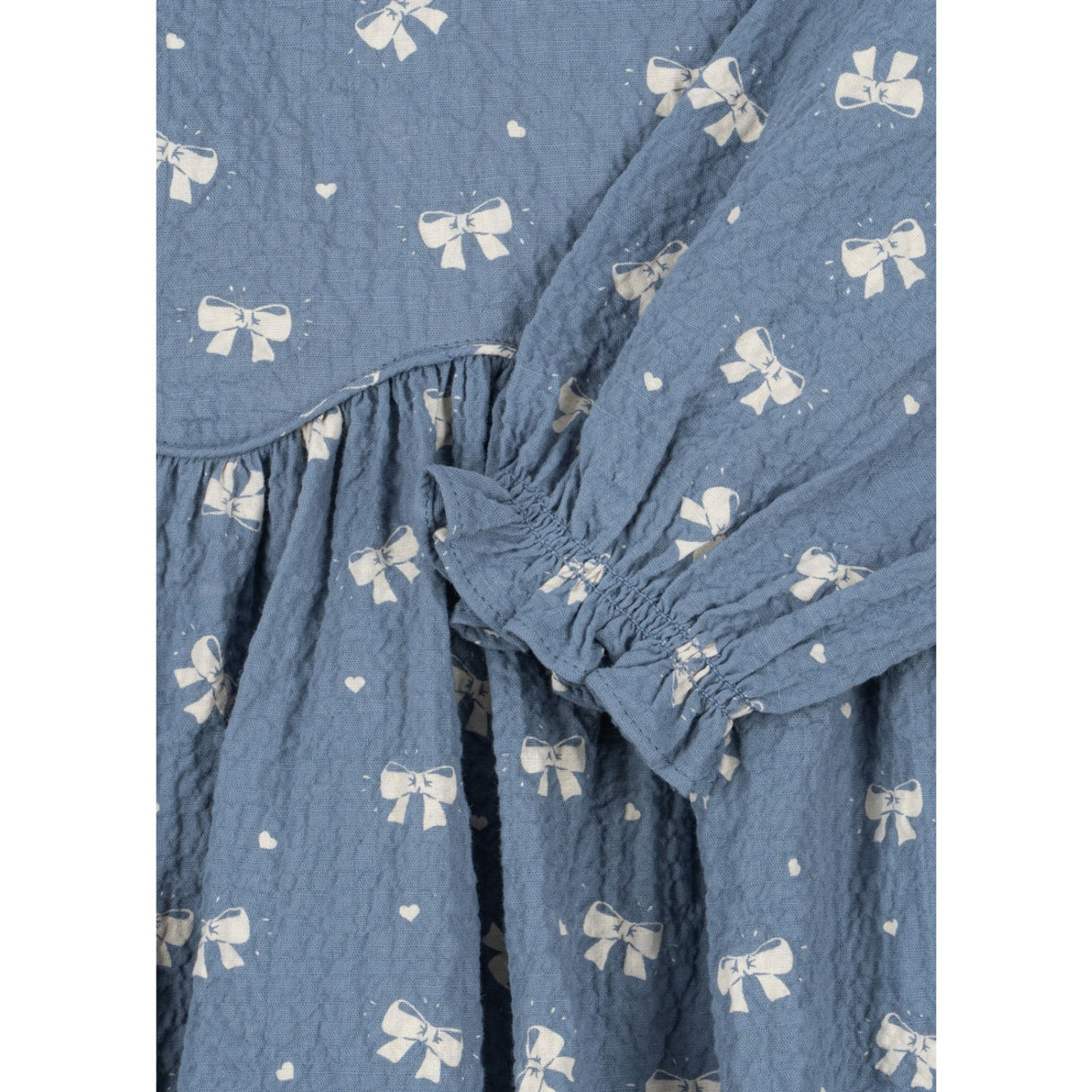 Konges Sløjd Boucle Blue Vida Klänning GOTS