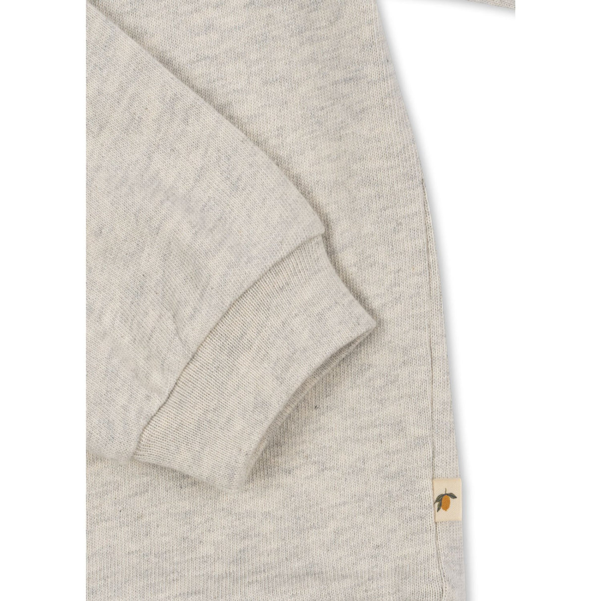 Konges Sløjd Off White Melange Spotty Ls Pikétröja GOTS