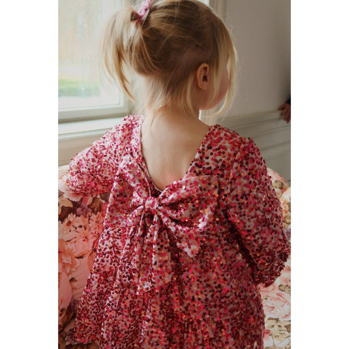 Konges Sløjd Sparkling Sangria Lila Sequins Rosett Klänning