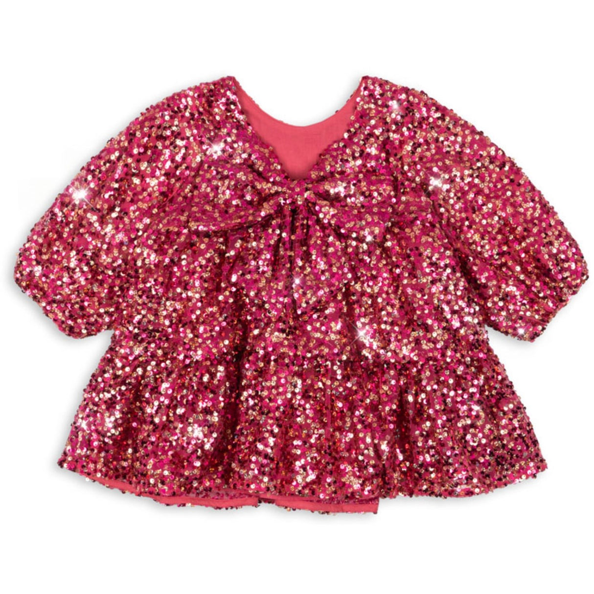 Konges Sløjd Sparkling Sangria Lila Sequins Rosett Klänning