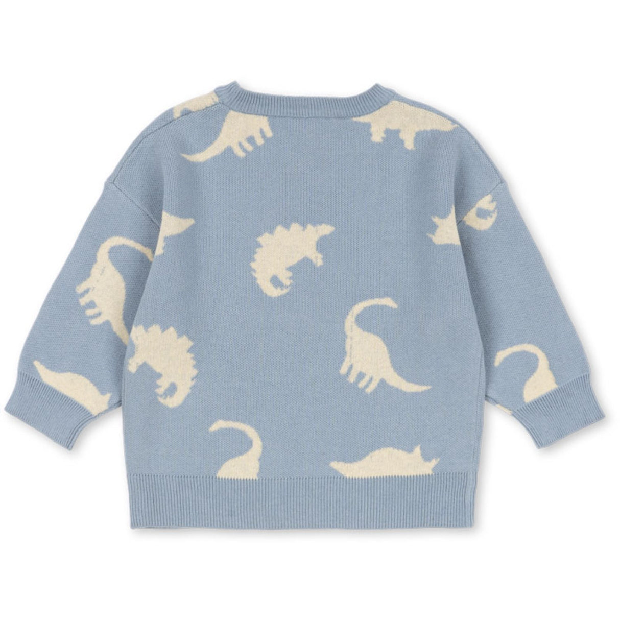 Konges Sløjd Dino Mist Lapis Stickad Sweater GOTS