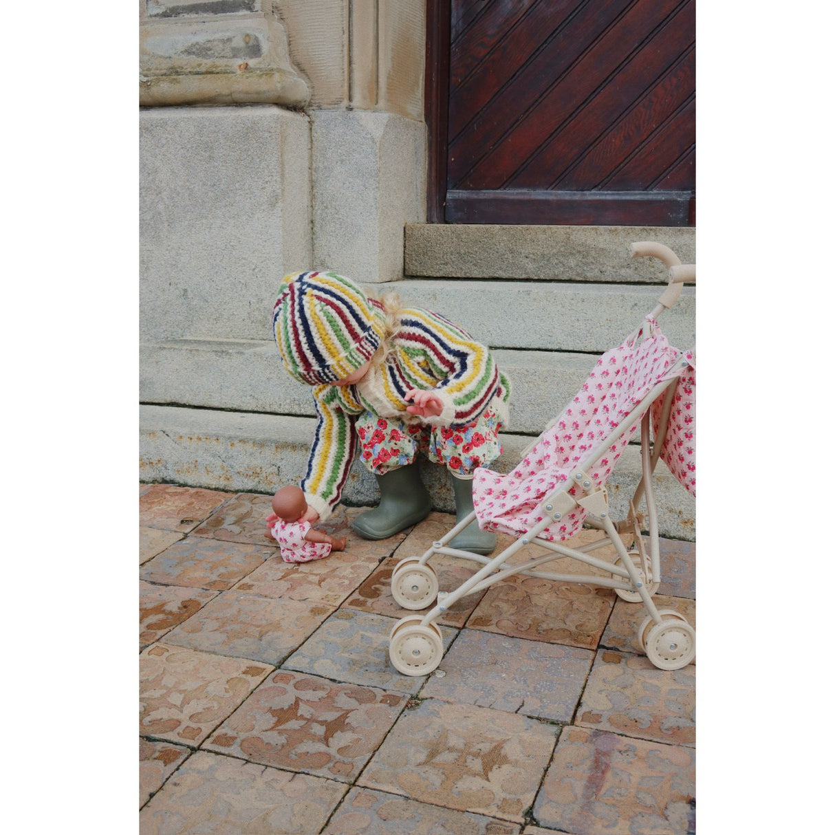 Konges Sløjd Rosie Rose Docka Stroller