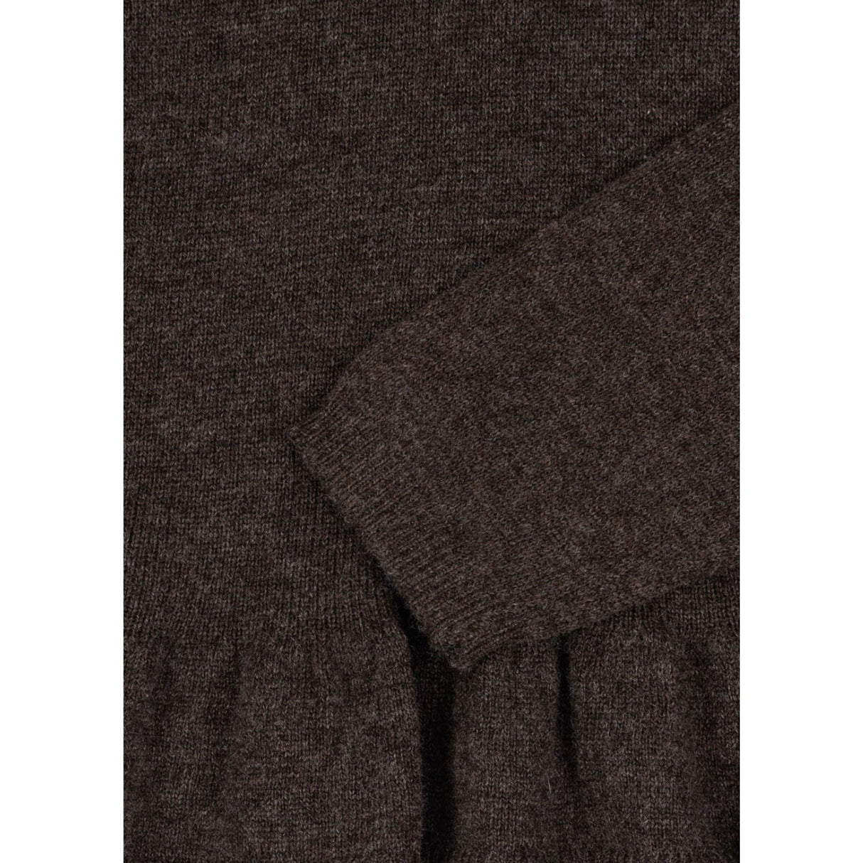 Konges Sløjd Brown Melange Cathy Stickad Sweater