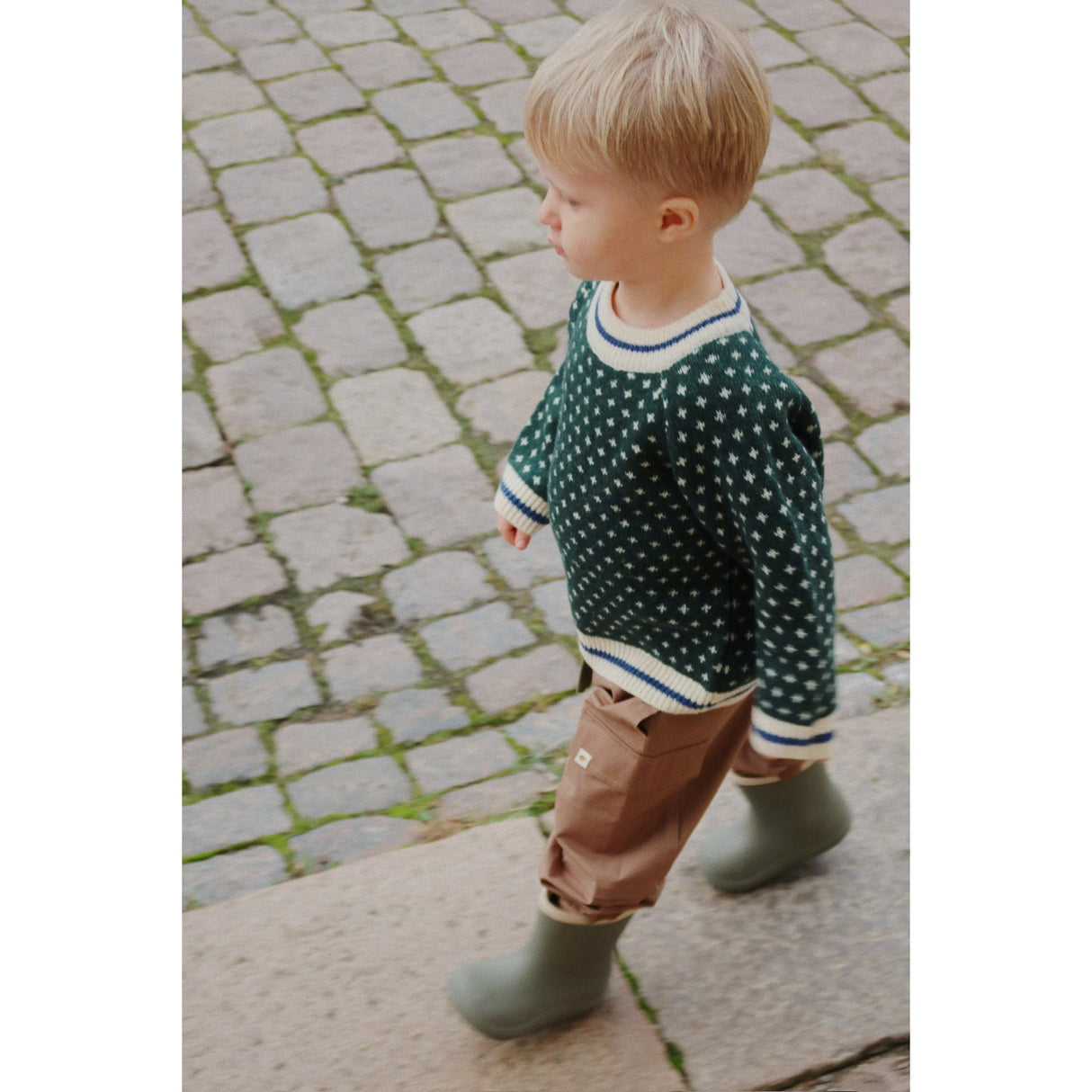 Konges Sløjd Green Billi Stickad Sweater