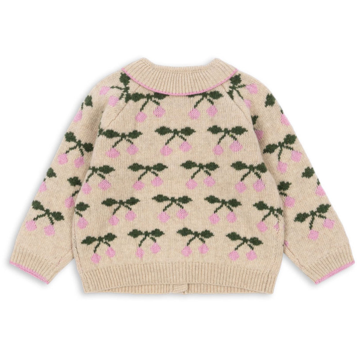 Konges Sløjd Cherry Belou Stickad Krage Cardigan