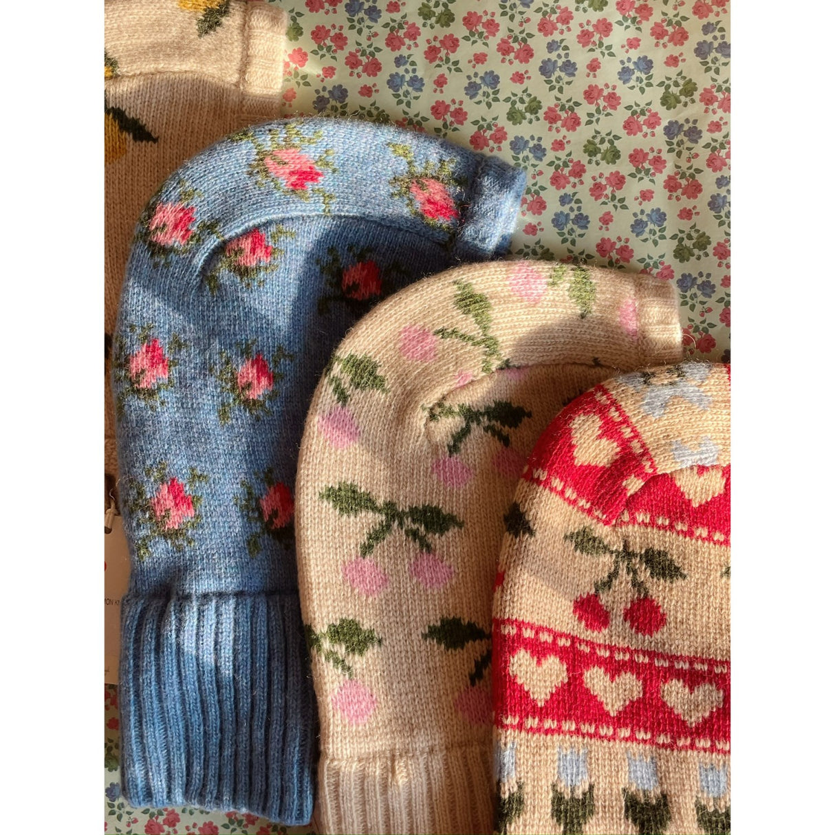 Konges Sløjd Cherry Belou Stickad Elefanthatt