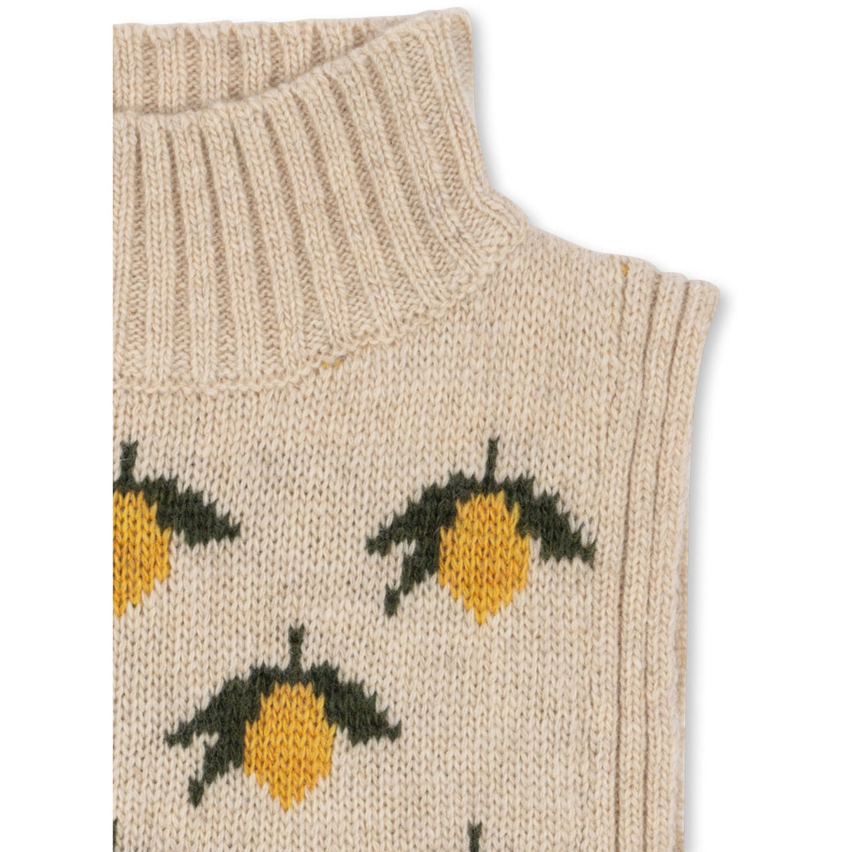Konges Sløjd Lemon Belou Lemon Stickad Neckwarmer.