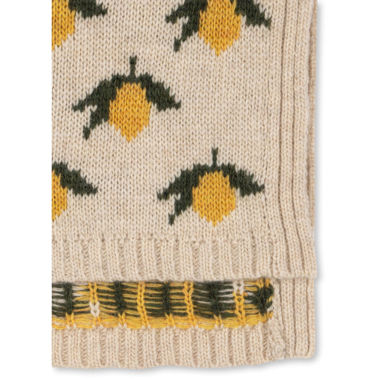 Konges Sløjd Lemon Belou Lemon Stickad Neckwarmer.