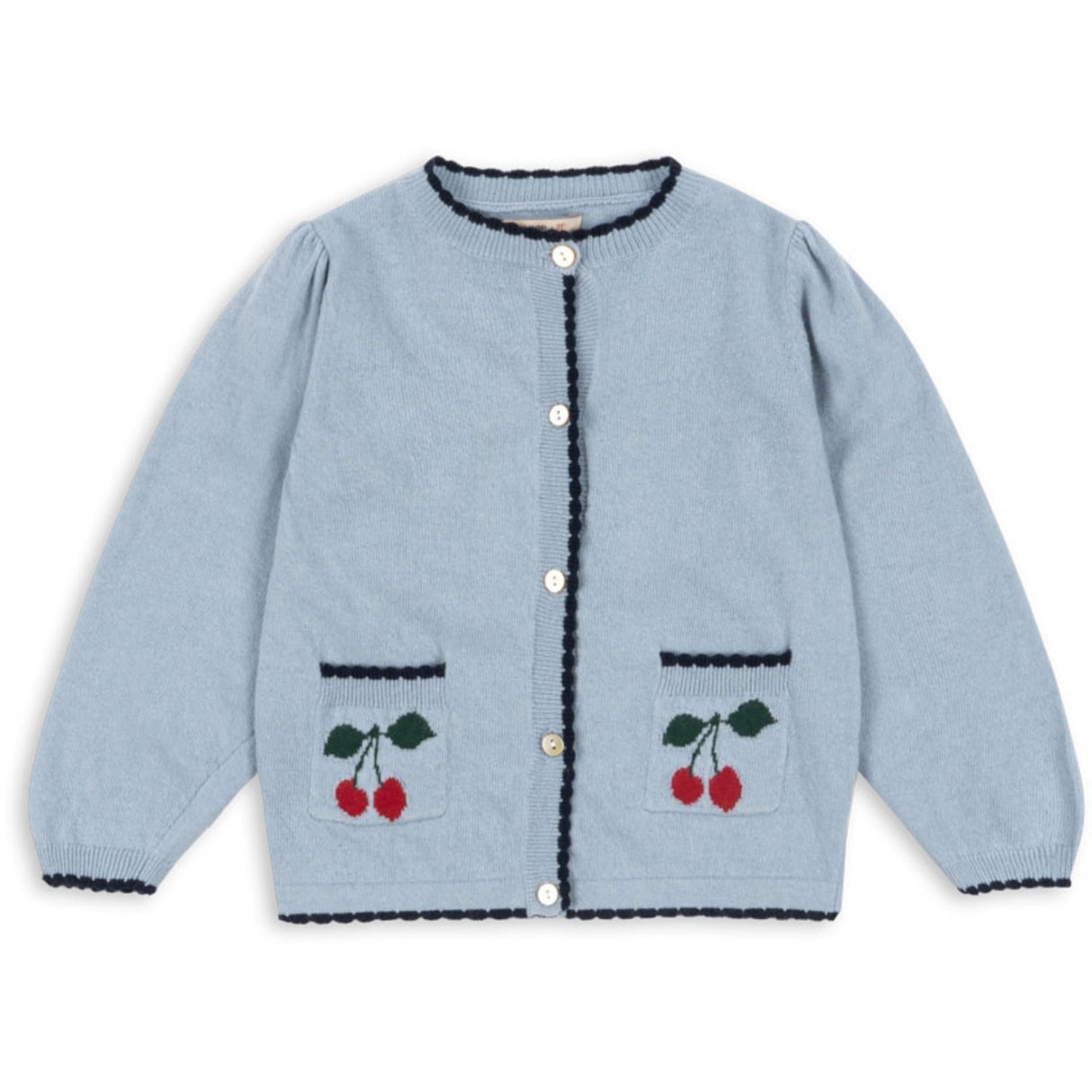 Konges Sløjd Blue Fog Alexa Stickad Cardigan