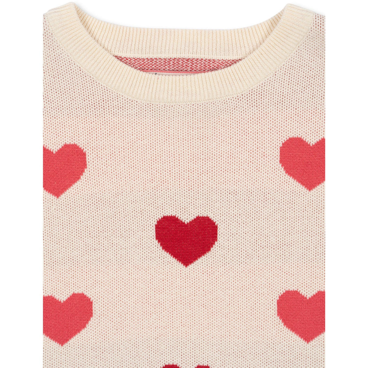 Konges Sløjd Coeur Coloré Duo Pink Lapis Stickad Klänning GOTS