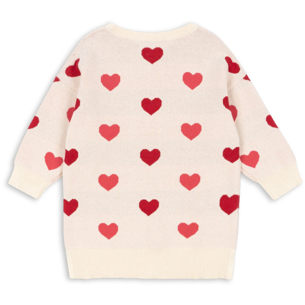 Konges Sløjd Coeur Coloré Duo Pink Lapis Stickad Klänning GOTS