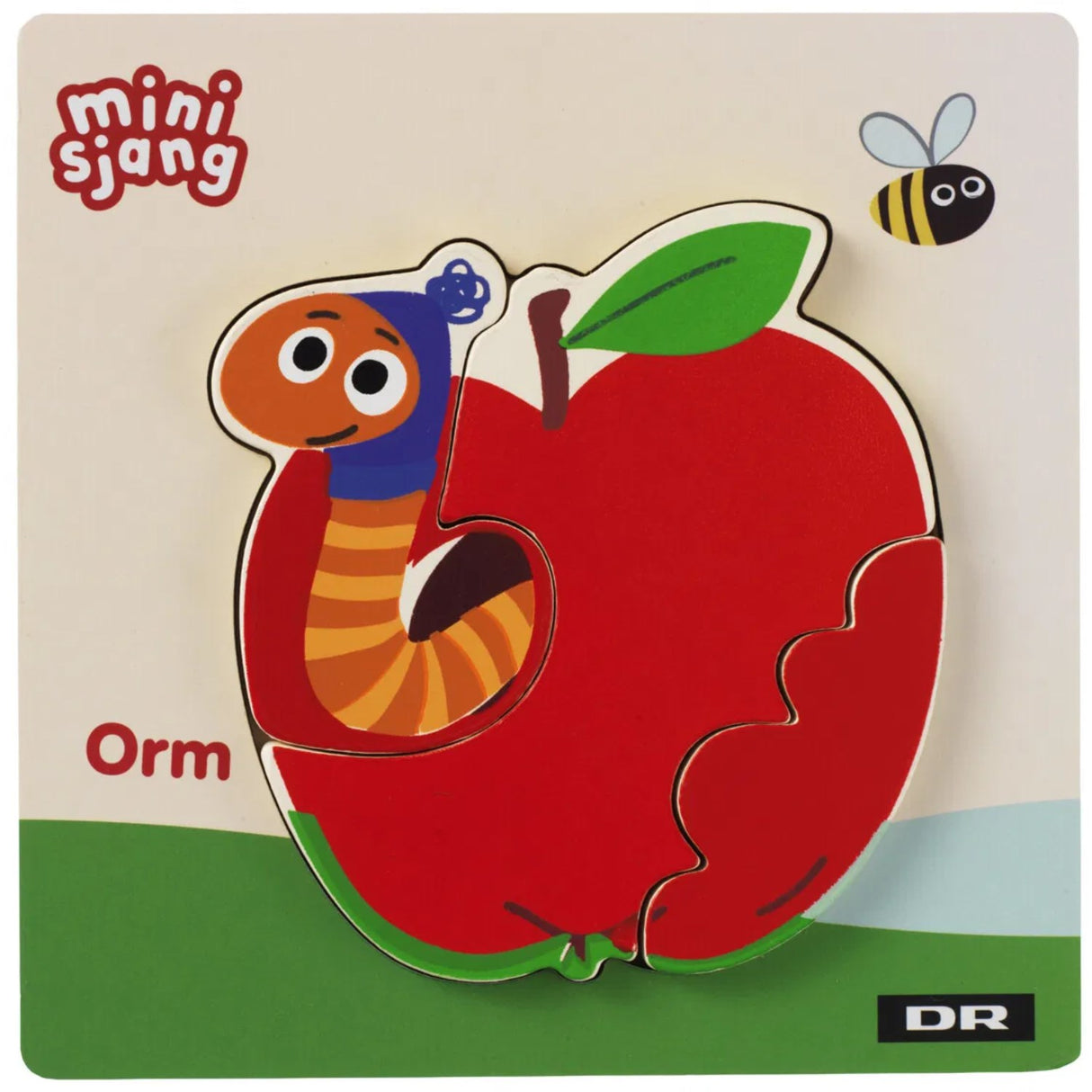 DR Träpussel, 3 delar, Mask