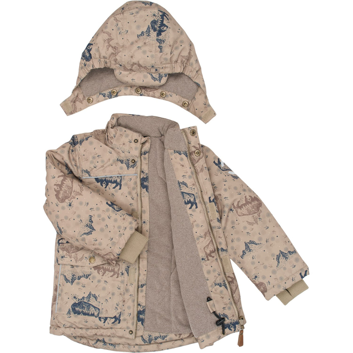 Mikk-Line Coriander Polyester Boys Jacka AOP