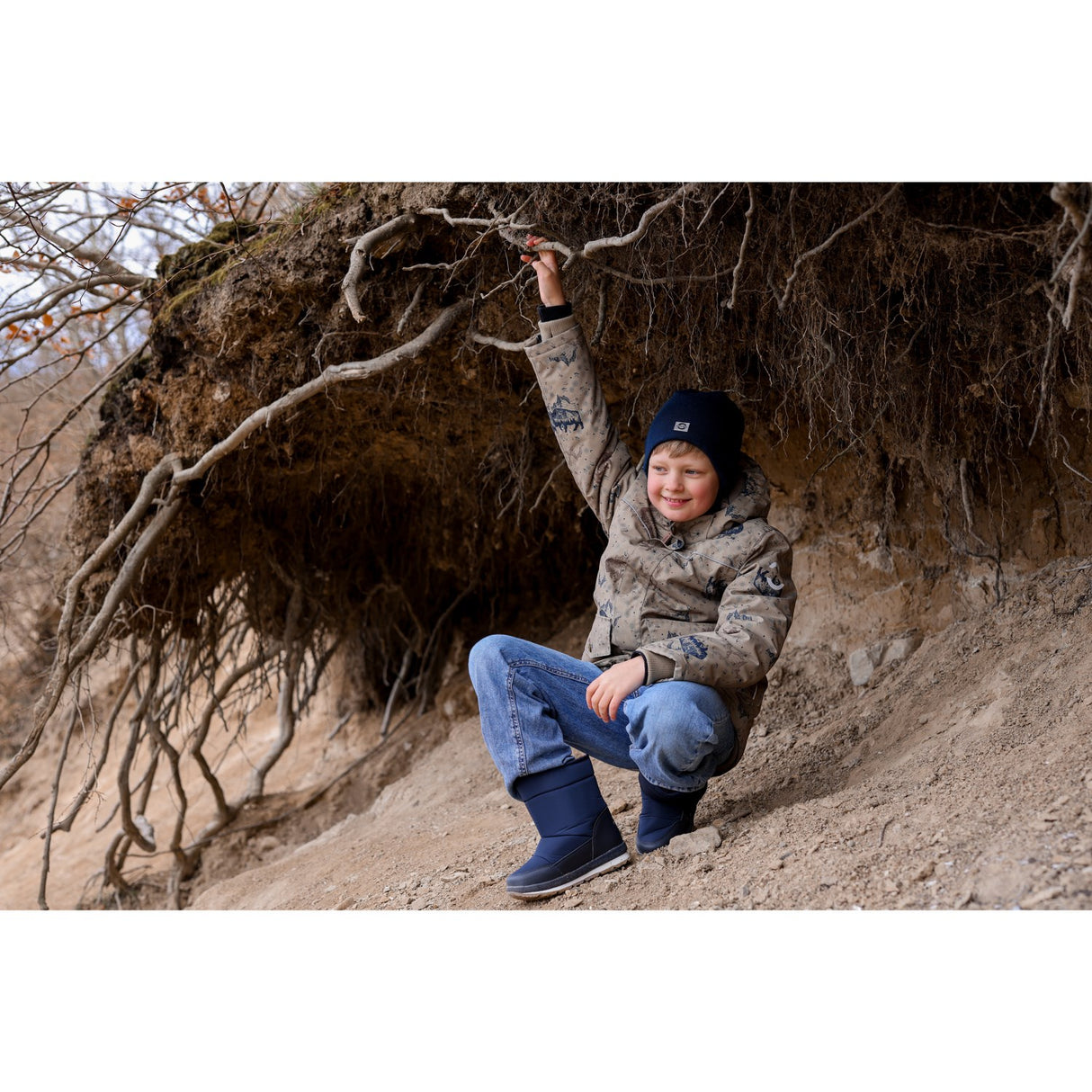 Mikk-Line Coriander Polyester Boys Jacka AOP