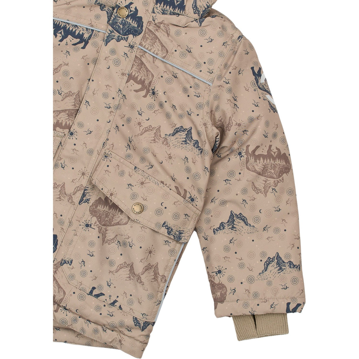 Mikk-Line Coriander Polyester Boys Jacka AOP