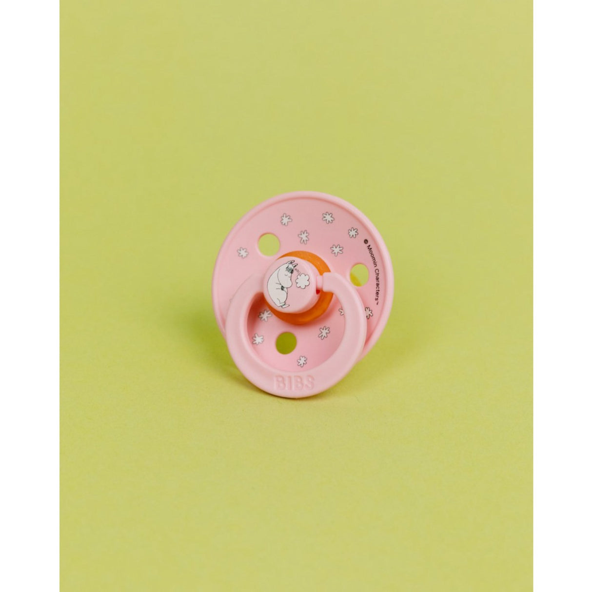 Bibs X Moomin Baby Pink Mix Napp Colour 2-Pack Dreaming Latex