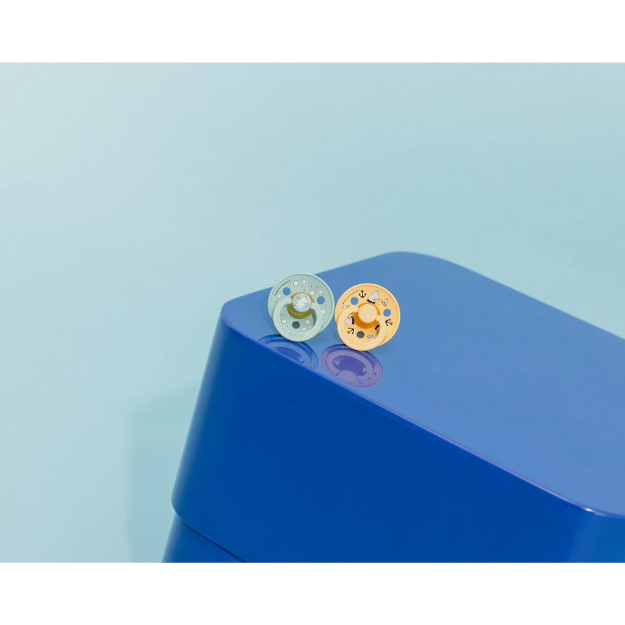 Bibs X Moomin Nordic Mint Mix Napp Colour 2-Pack Sailing Latex