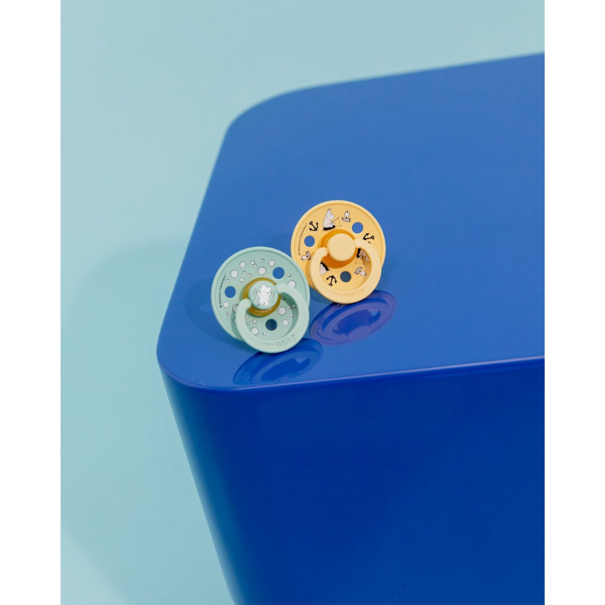 Bibs X Moomin Nordic Mint Mix Napp Colour 2-Pack Sailing Latex