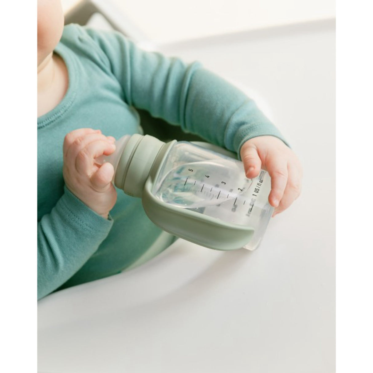 Bibs Sage Baby Sippy Flaska Spout Round Silikon Slow Flow