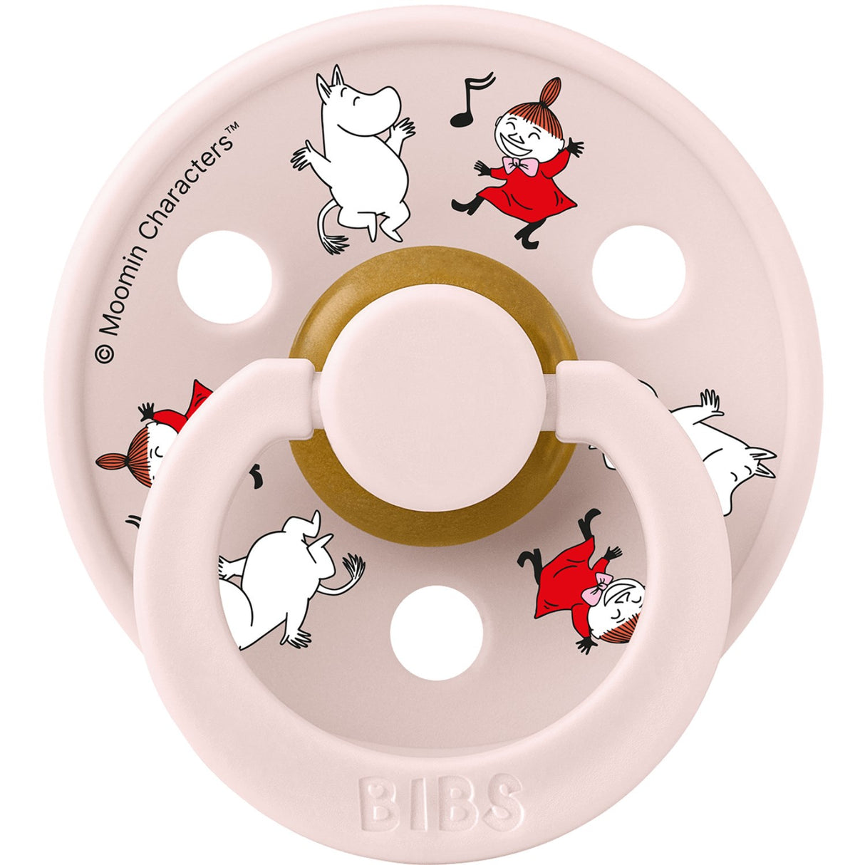 Bibs X Moomin Candy Apple Mix Napp Colour 2-Pack Dancing Latex