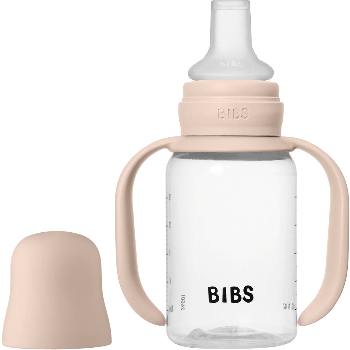 Bibs Blush Baby Sippy Flaska Spout Round Silikon Slow Flow