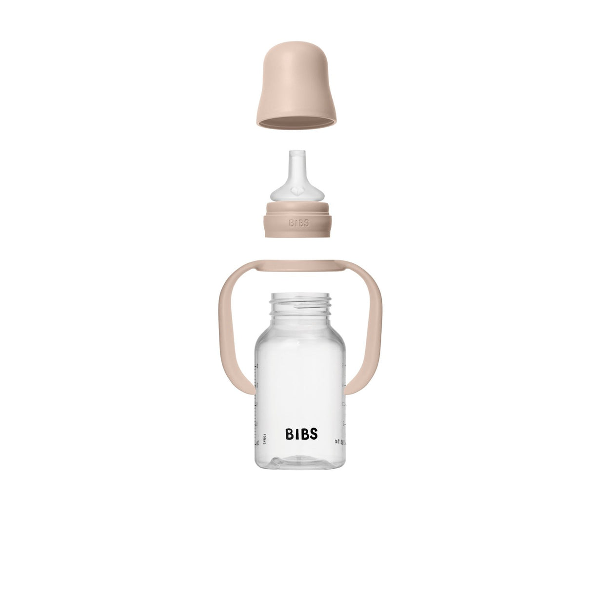 Bibs Blush Baby Sippy Flaska Spout Round Silikon Slow Flow