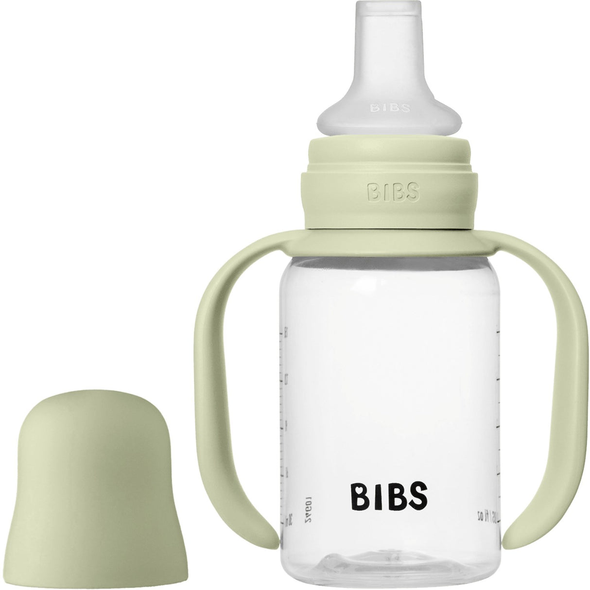Bibs Sage Baby Sippy Flaska Spout Round Silikon Slow Flow