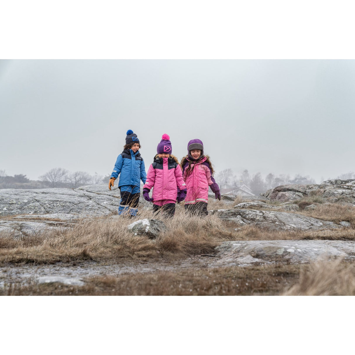 Didriksons Sweet Pink Skare Kids Sett