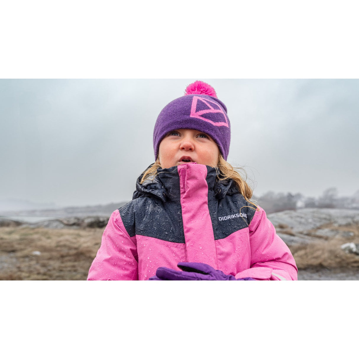 Didriksons Sweet Pink Skare Kids Sett