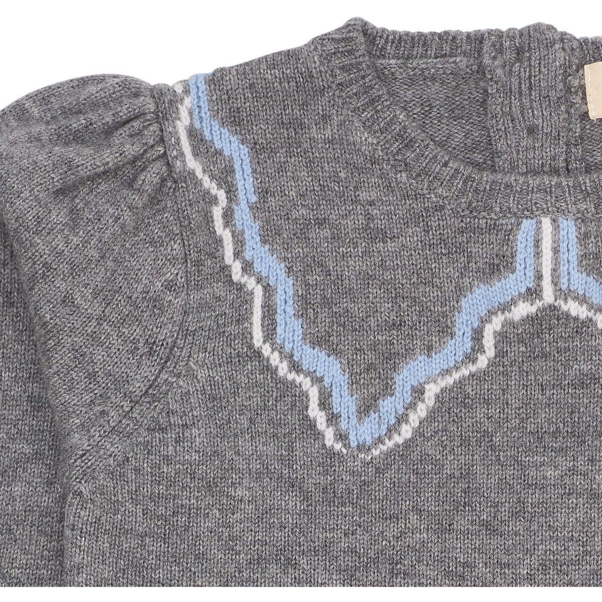 COPENHAGEN COLORS Dk Grey/Blue Comb. Cashmere Blus W. Krage Deco