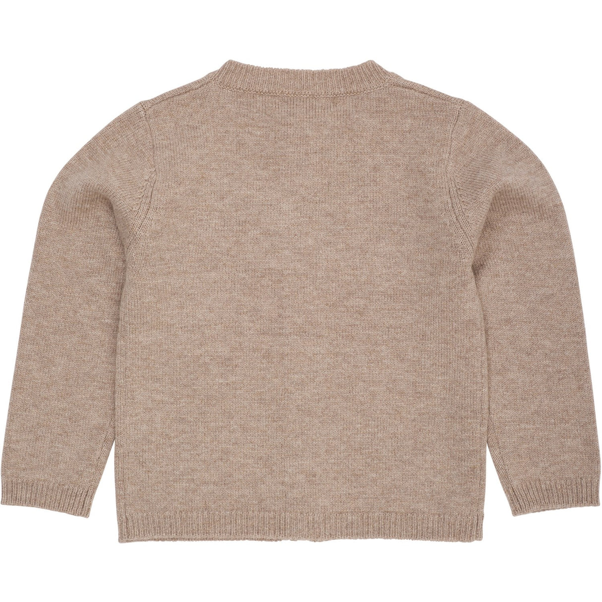 COPENHAGEN COLORS Sand/Lavender Comb. Cashmere Cardigan W. Poplin Rosett