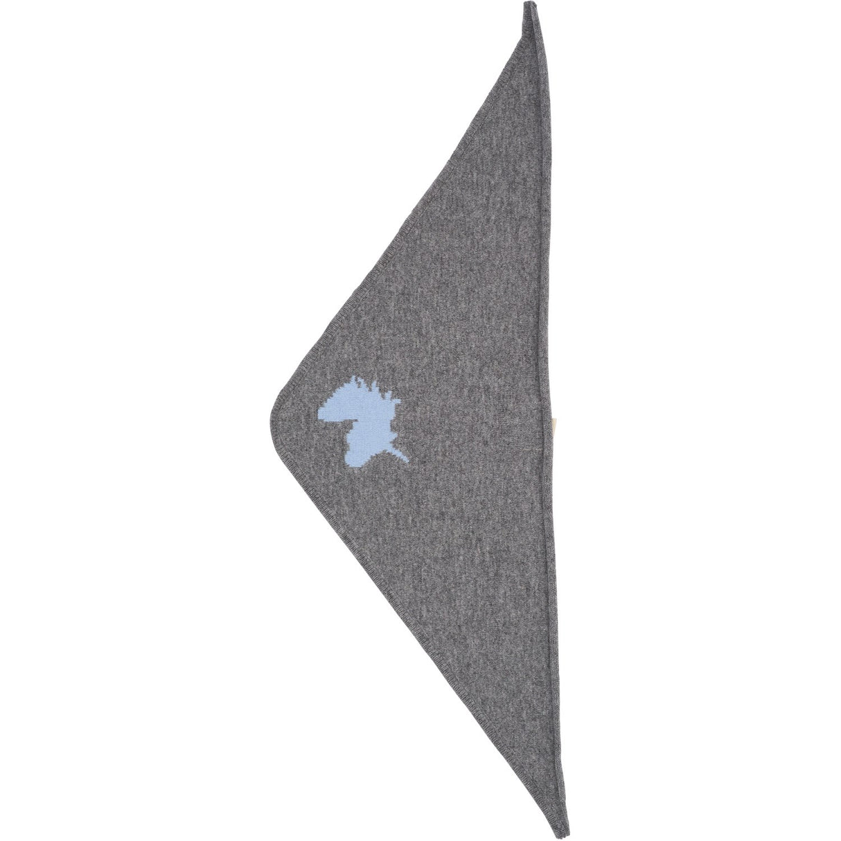 COPENHAGEN COLORS Dk Grey Mel./Blue Cashmere Icon Halsduk