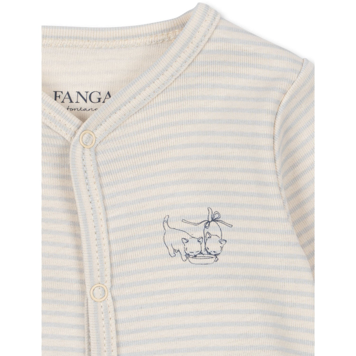 Konges Sløjd Fanga Tea Stripe Gray Dawn Fio Pj OCS