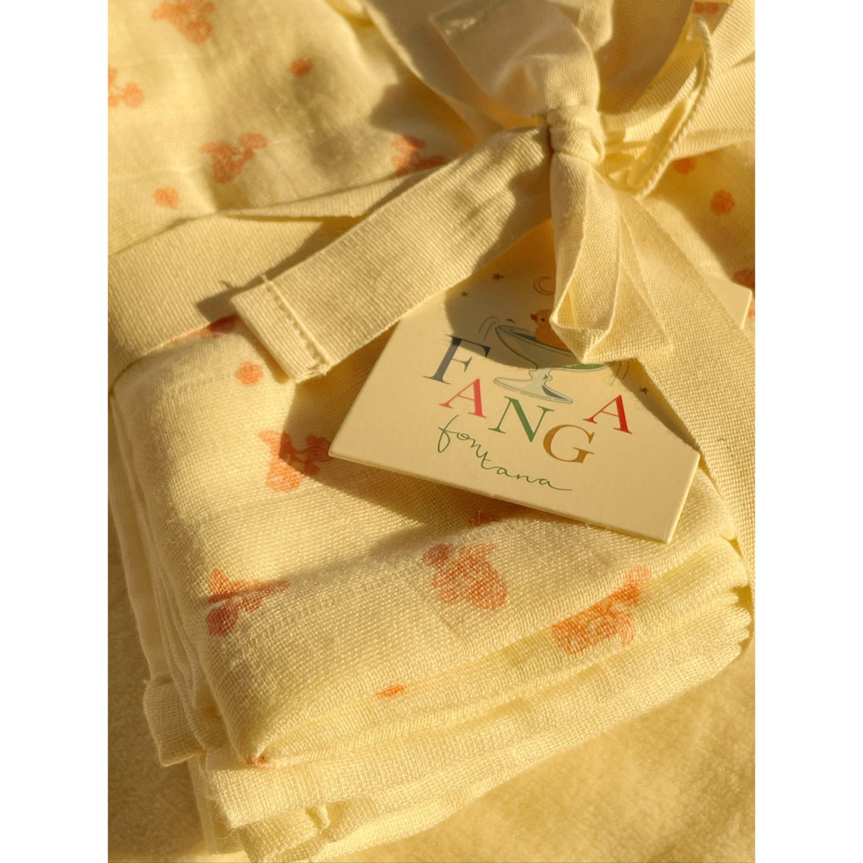 Konges Sløjd Fanga Ilmia Bellini 3 Pack Muslin Cloth GOTS