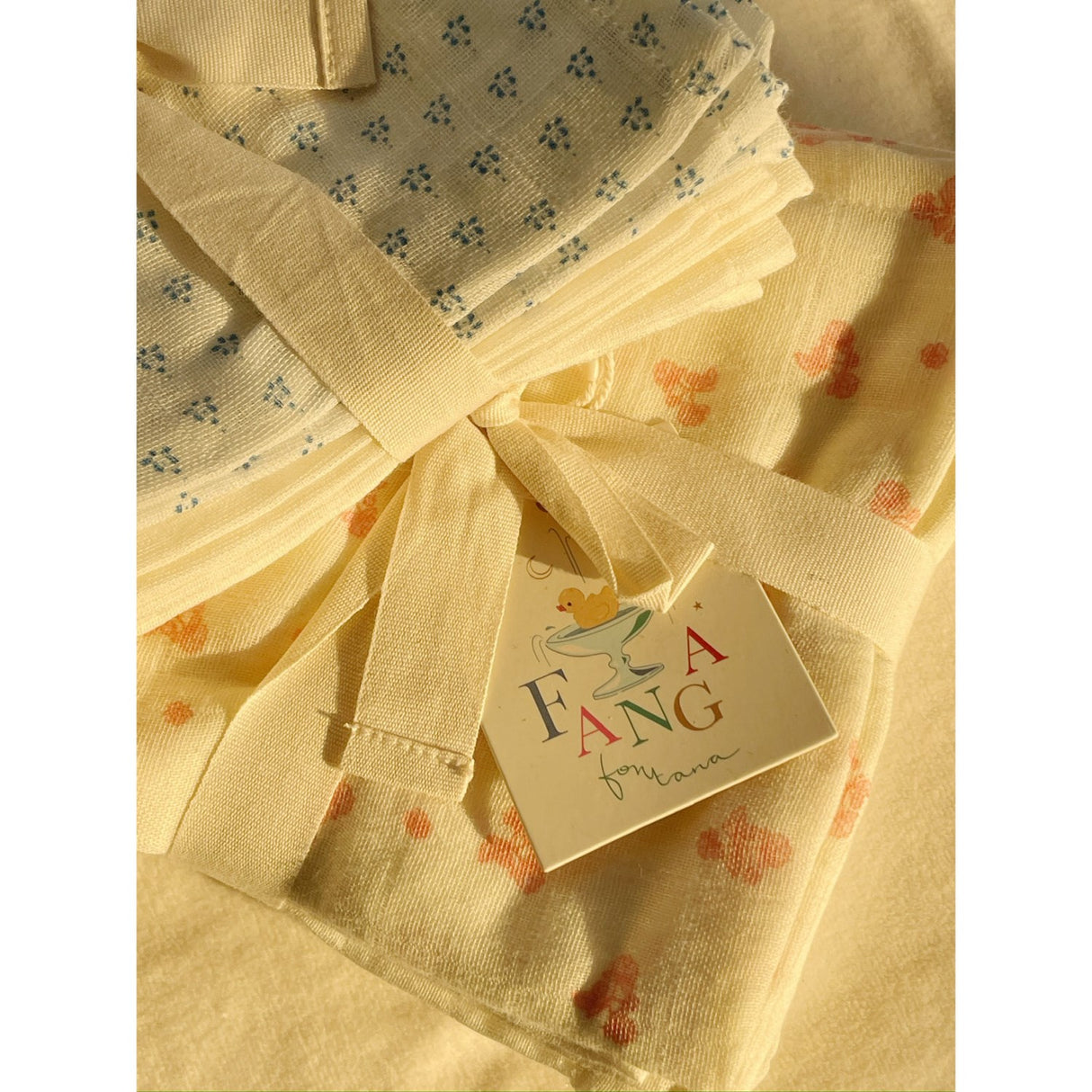 Konges Sløjd Fanga Ilmia Bellini 3 Pack Muslin Cloth GOTS