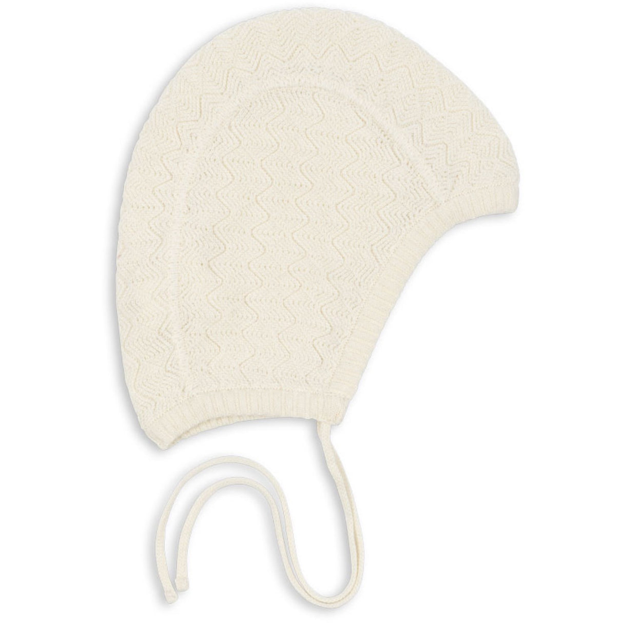 Konges Sløjd Fanga Antique White Venti Stickad Mössa GOTS