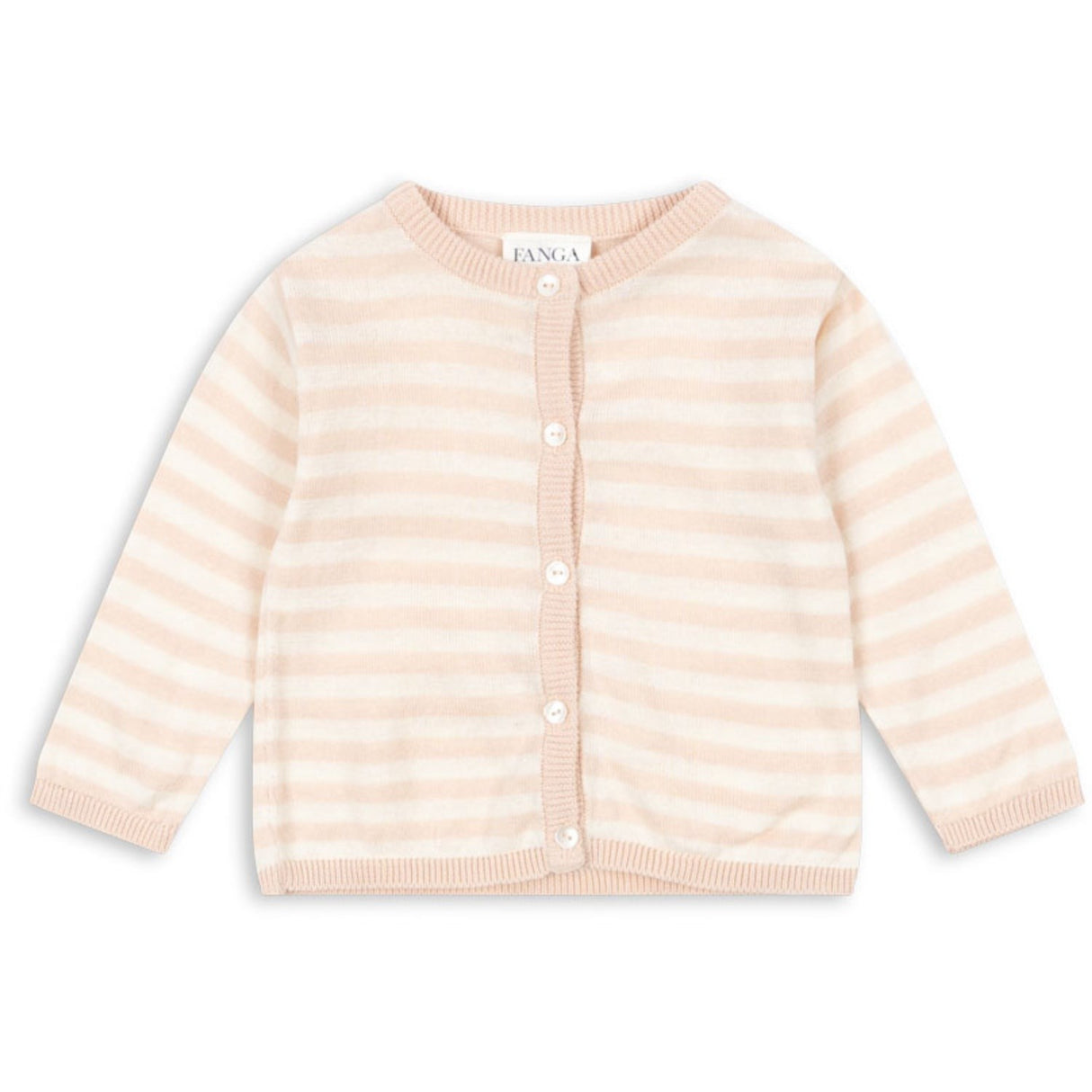 Konges Sløjd Fanga Cameo Rose Venti Stickad Cardigan GOTS
