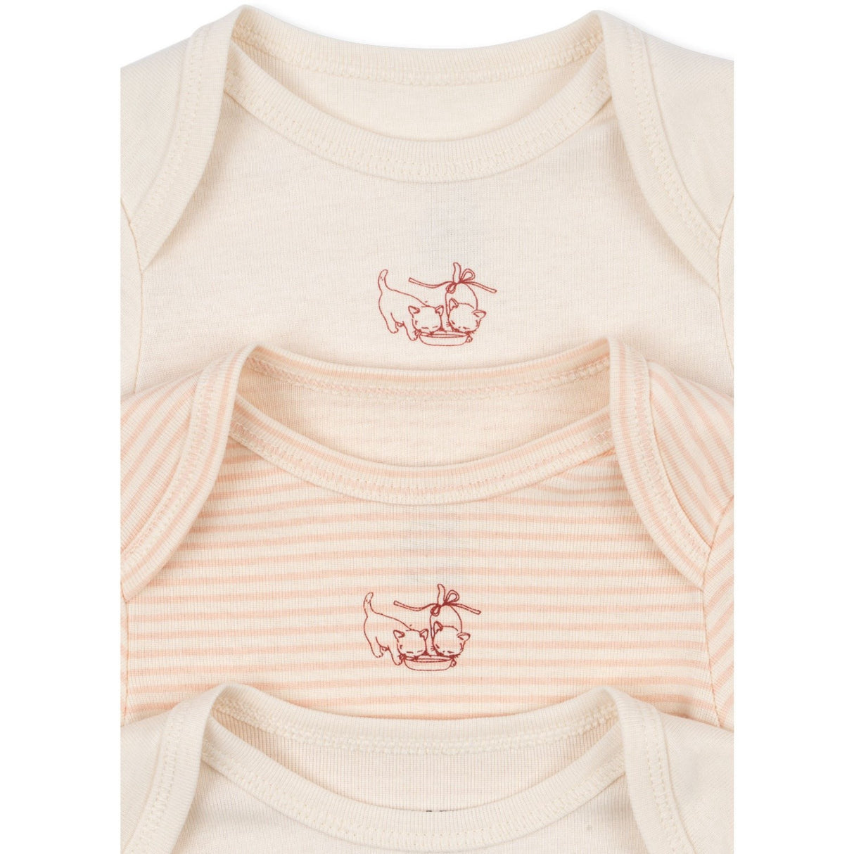 Konges Sløjd Fanga Blush Mix Fio Stripe 3 Pack Ls Body OCS