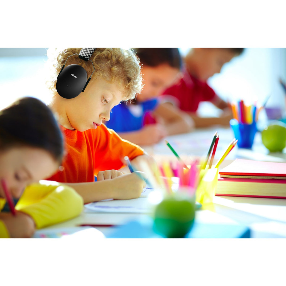 Alecto Black Earmuffs Til Børn