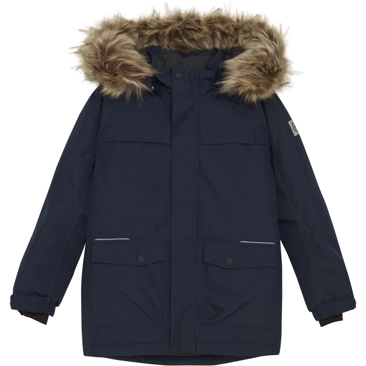 Color Kids Total Eclipse Parka W. Fake Päls