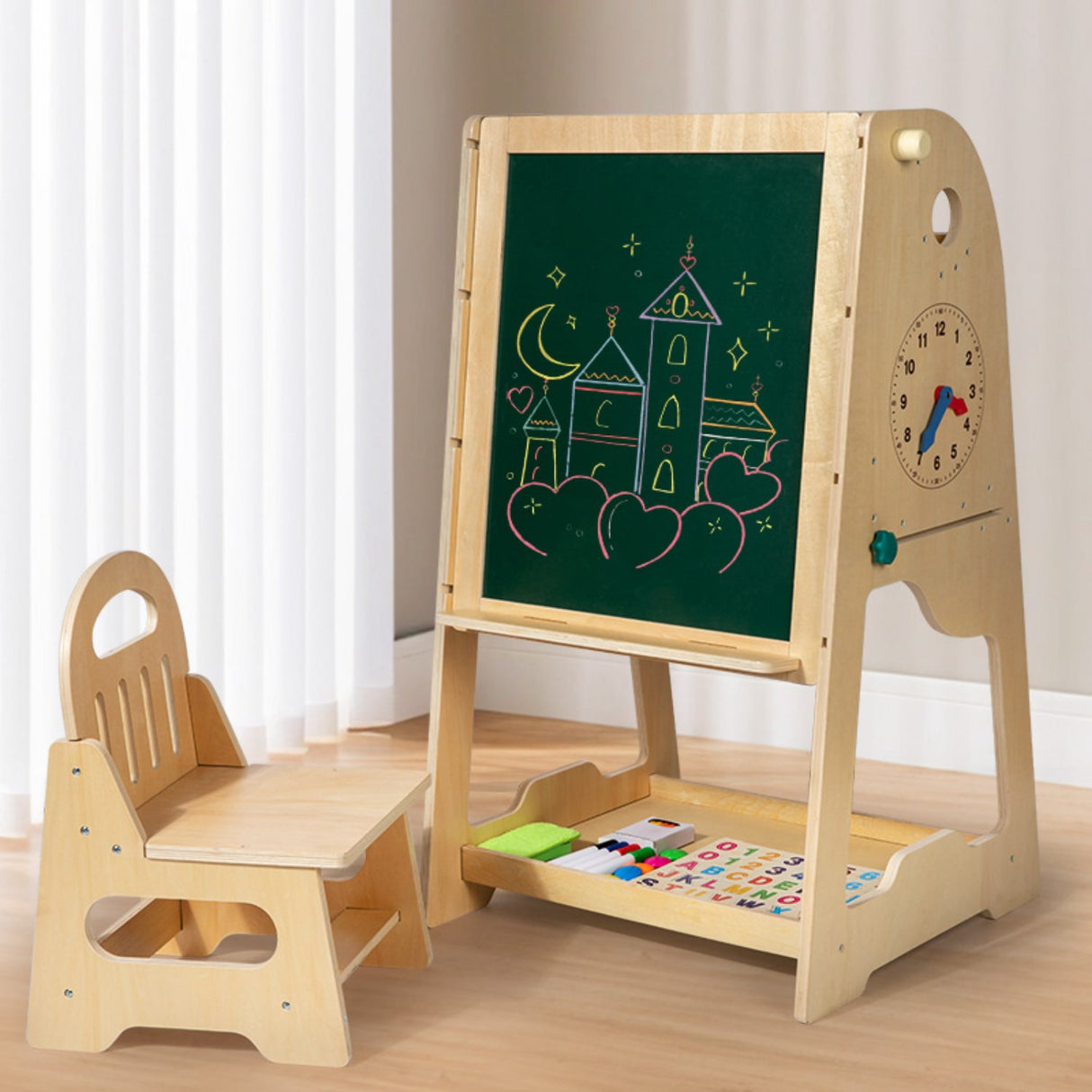 HEMMINGSEN Kids Nature Multifunktionellt Skrivbord Set