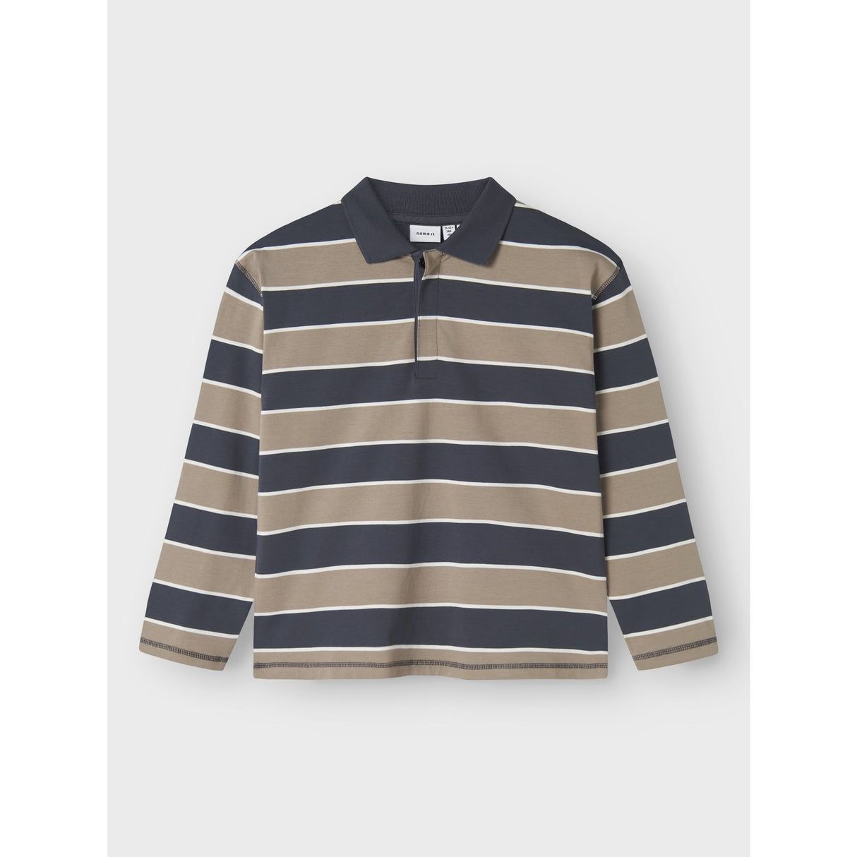 Name It Roasted Cashew Nkmollie Ls Rlx Pikétröja Bf